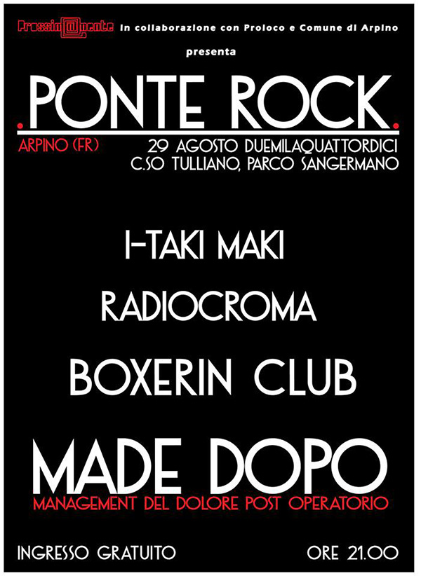 Ponte Rock 2014