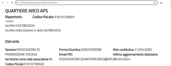 ASSOCIAZIONEquartierearco