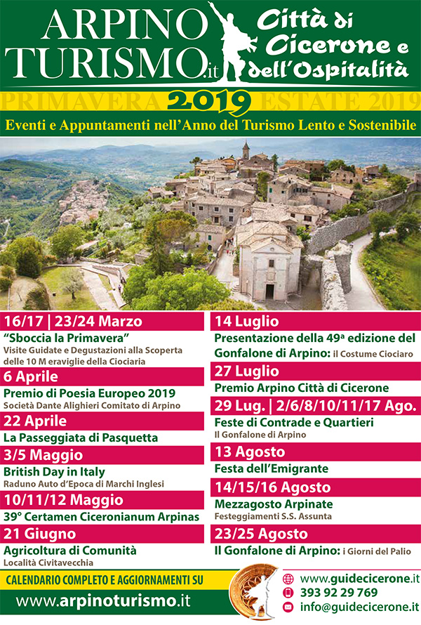 Eventi Arpino Turismo Lento